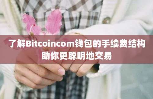 了解Bitcoincom钱包的手续费结构助你更聪明地交易