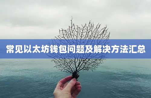 常见以太坊钱包问题及解决方法汇总