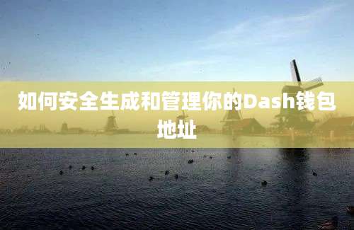 如何安全生成和管理你的Dash钱包地址