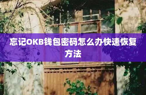 忘记OKB钱包密码怎么办快速恢复方法