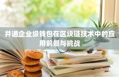 井通企业级钱包在区块链技术中的应用前景与挑战