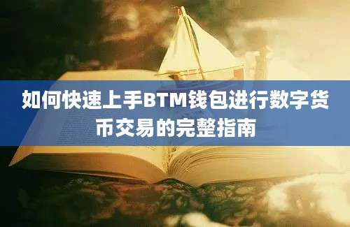 如何快速上手BTM钱包进行数字货币交易的完整指南