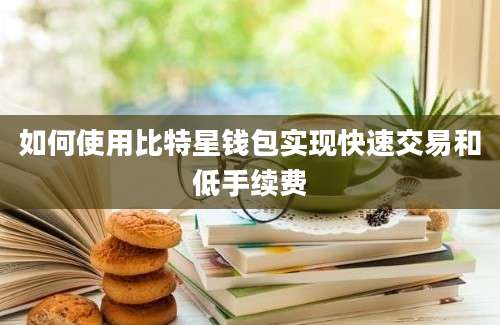 如何使用比特星钱包实现快速交易和低手续费