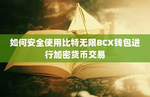 如何安全使用比特无限BCX钱包进行加密货币交易