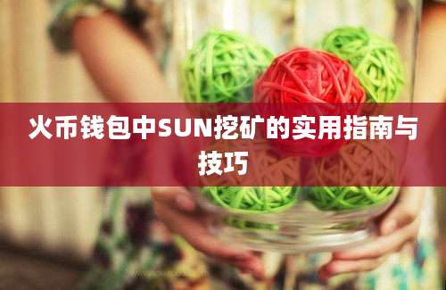 火币钱包中SUN挖矿的实用指南与技巧