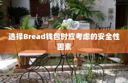 选择Bread钱包时应考虑的安全性因素