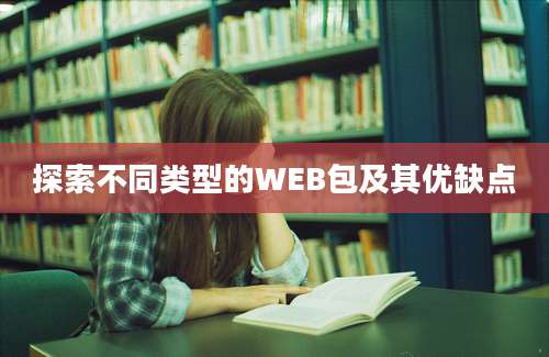 探索不同类型的WEB包及其优缺点