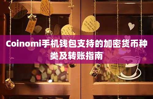 Coinomi手机钱包支持的加密货币种类及转账指南