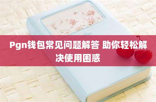 Pgn钱包常见问题解答 助你轻松解决使用困惑