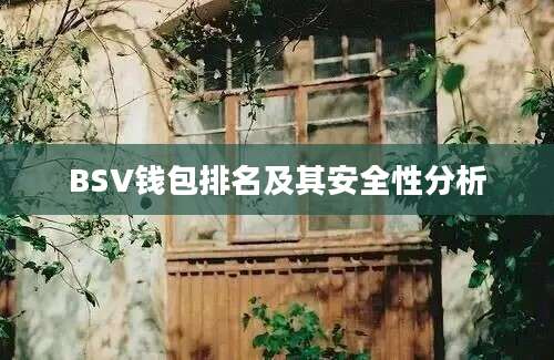 BSV钱包排名及其安全性分析